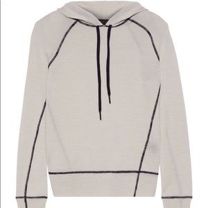 Rag and Bone Shannon Merino Wool hoodie sweater